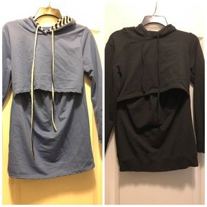 Nursing hoodies